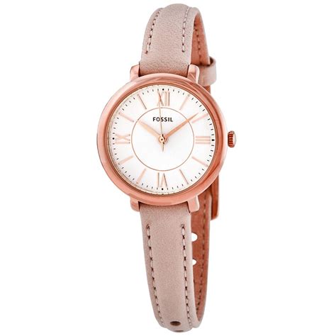 Fossil Jacqueline Mini Watch Women 27mm Silver Tone .